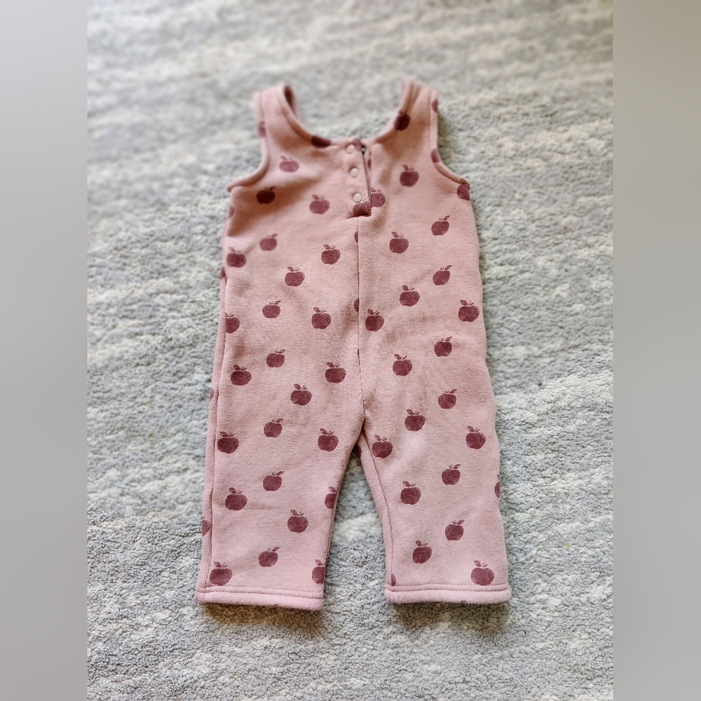 Zara apple jumpsuit